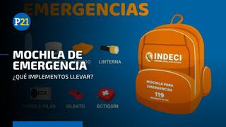 Sismo en Lima: ¿Qué elementos debe contener la mochila para emergencias y cómo prepararla?