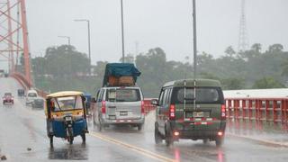 Senamhi prevé lluvia de moderada a fuerte intensidad en la selva hasta el martes 7 de mayo