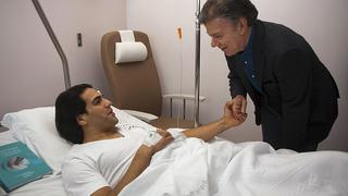 Radamel Falcao recibió visita de Juan Manuel Santos tras cirugía [Fotos]
