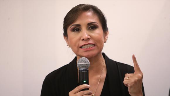 Patricia Benavides rechaza informe de Inés Tello. (Foto: Fotos: Alessandro Currarino / @photo.gec)