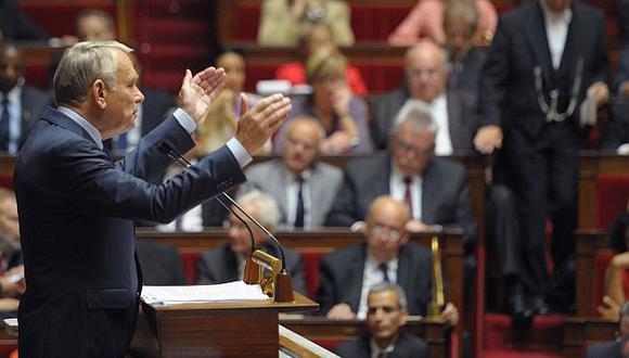 Ayrault se dirigió a la Asamblea Nacional. (Reuters)