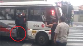 Orión: Chofer amenazó con un fierro a conductor de otro vehículo [Video]