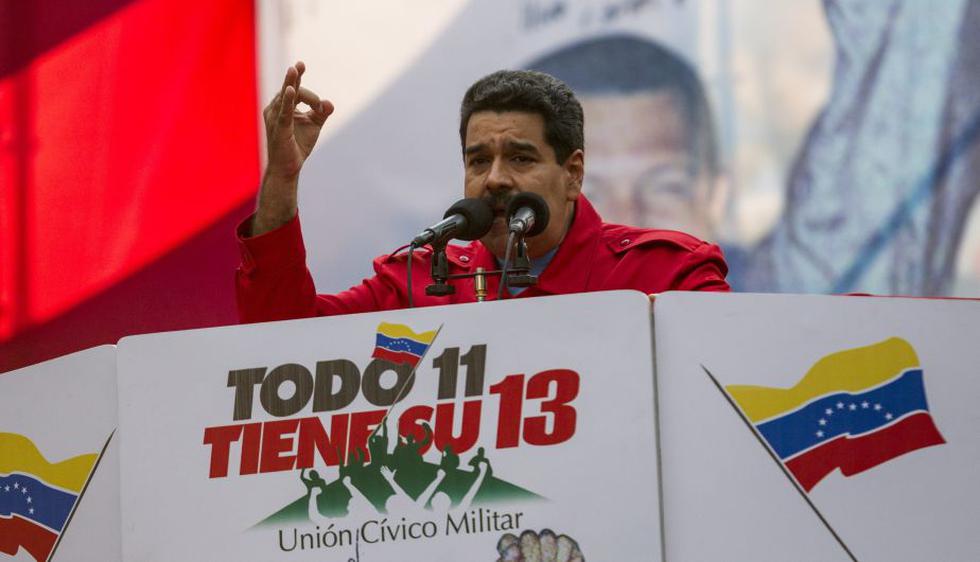 Nicolás Maduro celebra hoy el primer año de su victoria electoral sobre el candidato opositor, Henrique Capriles, el 14 de abril de 2013. (EFE)