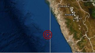 IGP: sismo de magnitud 4,1 se reportó en Huarmey, Áncash