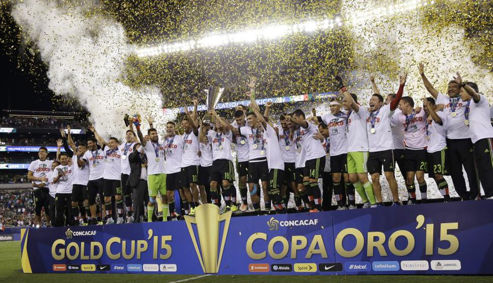 México superó 3-1 a Jamaica y obtuvo su sétimo título de la Copa Oro de la Concacaf. (AP)