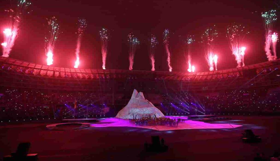 Una fiesta de luces se vivió en la inauguración de lso Juegos Panamericanos Lima 2019. (Foto: Violeta Ayasta)