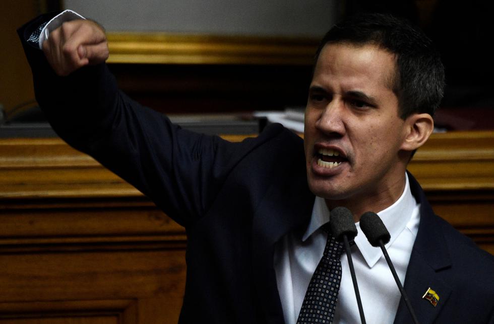 El nuevo presidente de la Asamblea Nacional de Venezuela, Juan Guaidó rechazó el nuevo período presidencial de Nicolás Maduro, que comenzará el 10 de enero. (Foto: AFP)