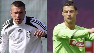 Podolski: “Le voy a quitar las ganas de jugar a Ronaldo”