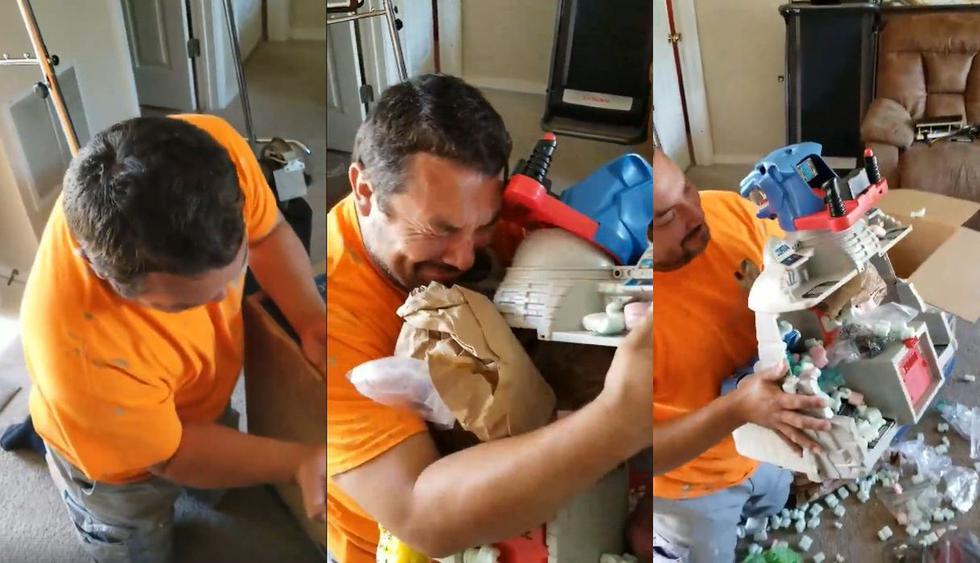 En Facebook fue publicado el video de un hombre en EE.UU. que recibe el "Cubil Felino" de los ThunderCats y llora emocionado. Su conmovedora reacción impactó en los usuarios y volvió viral al clip. (Foto: Captura)