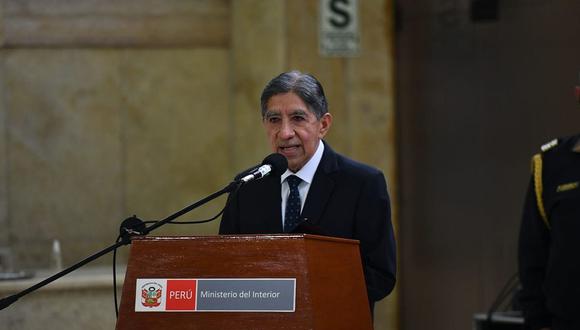 La presentación del ministro Avelino Guillén ante el grupo de trabajo será a partir de las 9:30 a.m. (Foto: Mininter)
