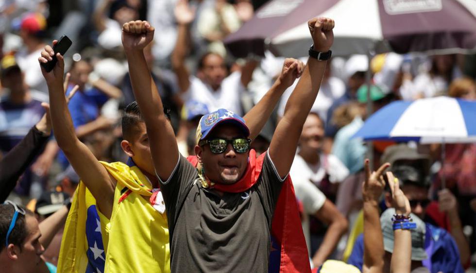 Opositores al régimen de Nicolás Maduro protestaron en las calles de Caracas (Reuters).