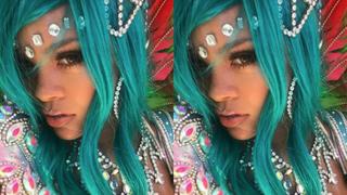 Rihanna se luce en el festival Grand Kadooment en Barbados