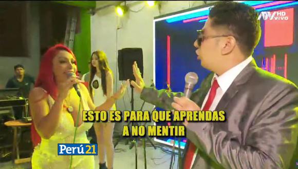 Deysi Araujo aún no superaría su ruptura y arremetió contra el exjuez Jackson Torres frente a su público. (Foto: ATV)