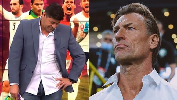 Checho Ibarra sufre con video motivador del entrenador de Arabia Saudita en triunfo ante Argentina. (Foto: Composición)