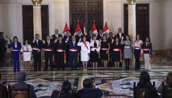 Juraron nuevos ministros en Palacio de Gobierno. (Foto: jorge.cerdan/@photo.gec)