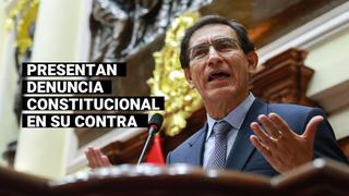 Presentan denuncia constitucional contra Vizcarra, Mazzetti y Astete por vacunación irregular