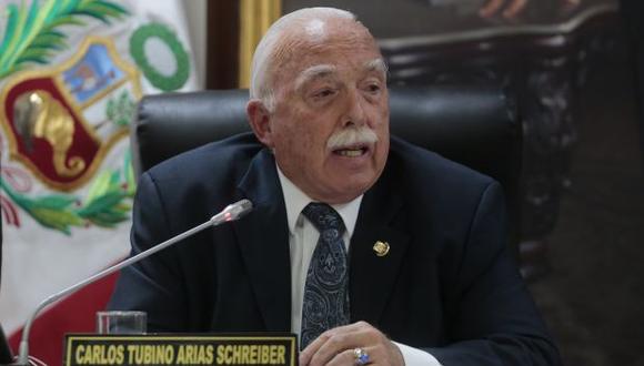 Tubino criticó a Daniel Salaverry por haber recurrido al Poder Judicial para "detener" un proceso. (Foto: GEC)