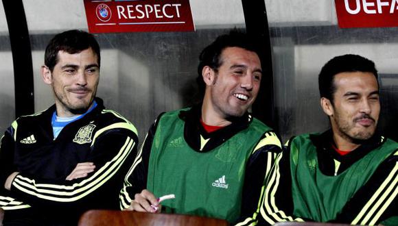 Iker Casillas fue suplente en la goleada de España a Luxemburgo. (EFE)