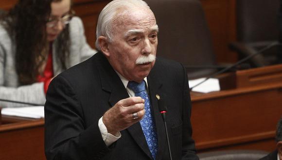 El vocero de Fuerza Popular, Carlos Tubino, criticó a Janet Sánchez, presidenta de la Comisión de Ética. (Foto: GEC)
