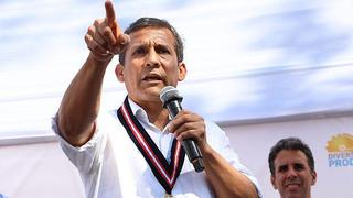 Ollanta Humala sobre la vacancia: “El Congreso de la República va a tener que asumir las consecuencias”