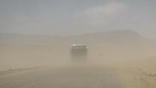 Ica: Impresionante tormenta de arena cubrió la Panamericana Sur [VIDEO]