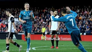 Real Madrid goleó 4-1 al Valencia por la Liga española