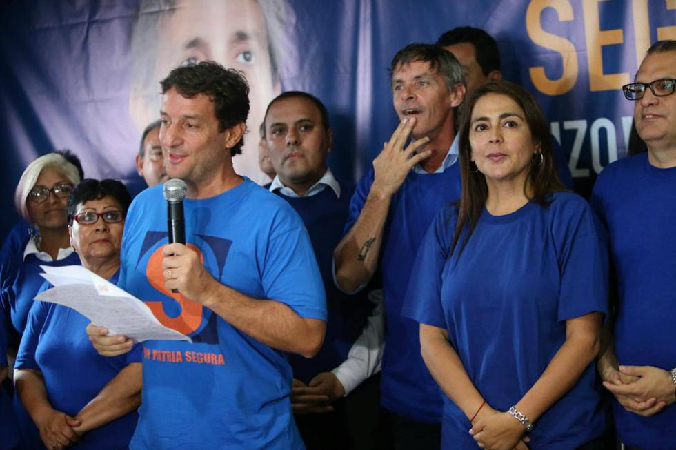 Renzo Reggiardo se mostró satisfecho con su lista de candidatos (Luis Gonzáles)