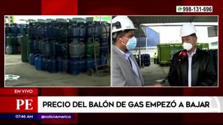 Presidente de SPGL anuncia rebaja de precio del balón de gas