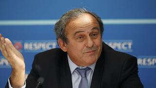 Michel Platini evitó preguntas sobre las elecciones en la FIFA