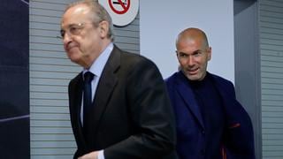 Zinedine Zidane discutió con Florentino Pérez antes de renunciar al Real Madrid, según 'The Sun'