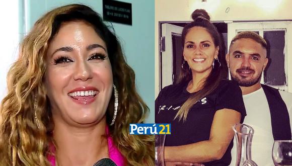 Tilsa Lozano sorprende al felicitar a ‘Loco’ Vargas y Blanca Rodríguez. (Foto: América TV / IG @agua_deluna)