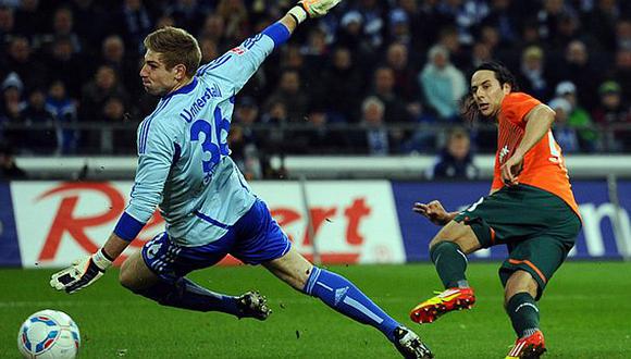 Pizarro anotó un doblete, pero no pudo salvar al Bremen. (werder.de)