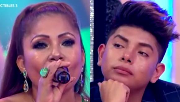 Marisol y Bryan Arámbulo se reencontraron en la nueva temporada de "El reventonazo de la Chola". (Foto: Captura América TV).