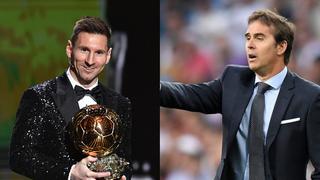 Lionel Messi es el Balón de Oro 2021: Julen Lopetegui confesó que no tenía conocimiento del ganador 