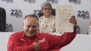 Diosdado Cabello tras renuncia de PPK: "Quien se mete con Venezuela, se seca"