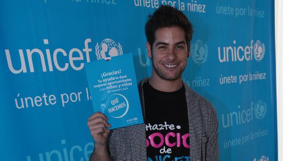 Andrés Wiese colabora con campaña Buena Onda de Unicef. (USI)
