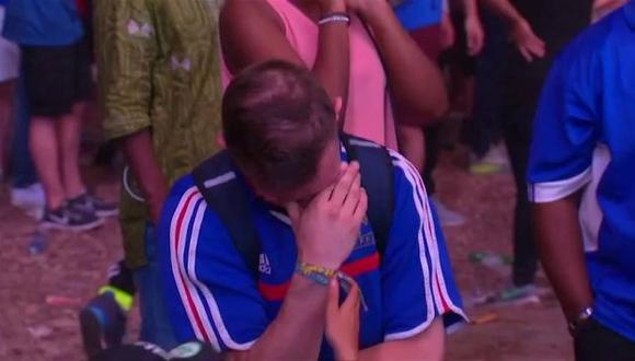 YouTube: Niño portugués consuela a hincha francés que llora tras la final de la Eurocopa 2016. (Euronews)