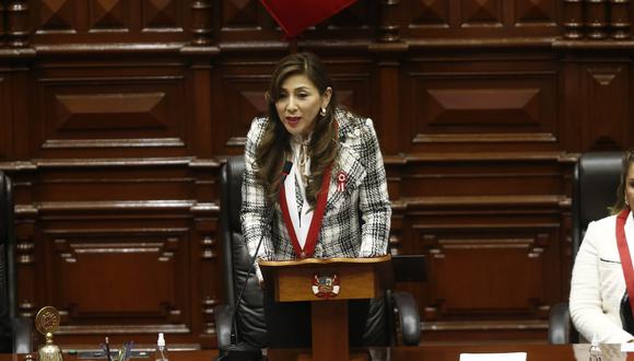 Lady Camones nueva presidenta del congreso de la República Fotos: jorge.cerdan/@photo.gec