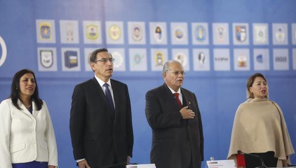 Vizcarra inauguó el Primer UNI Ejecutivo que congrega a rectores de universidades de todo el país. (Foto: Presidencia)