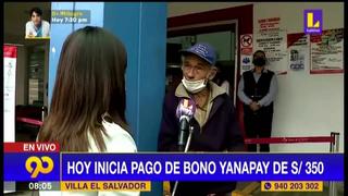 Bono Yanapay: hoy inicia el pago del subsidio de S/ 350