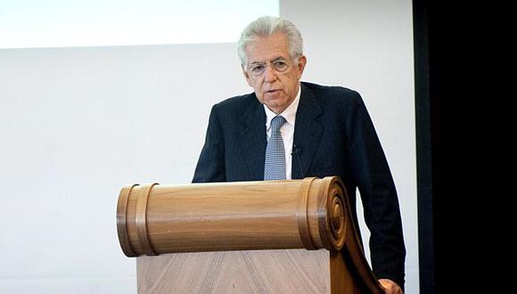 Mario Monti dijo las reformas realizadas en Italia no tendrán resultados inmediatos. (AP)