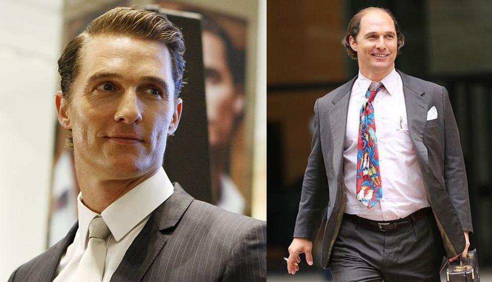 Matthew McConaughey y su nuevo cambio de look para 'Gold'. (AP/@sestivill en Twitter)