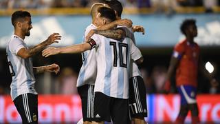 Argentina goleó 4-0 a Haití en la Bombonera