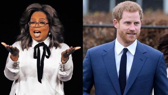 Oprah Winfrey y el príncipe Harry realizarán documental sobre salud mental para Apple. (Foto: AFP/EFE)