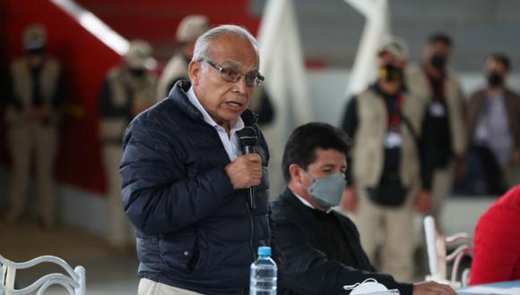Aníbal Torres acudirá a Las Bambas en medio de manifestaciones a nivel nacional por paralización de actividad minera. (Foto: PCM)