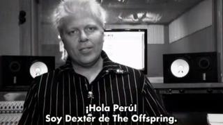 VIDEO: Vocalista de The Offspring envía saludo a fans peruanos