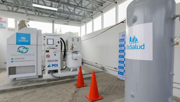 La nueva planta de oxígeno se suma al abastecimiento que ya provee el tanque criogénico de 33 mil metros cúbicos y la planta central del hospital Rebagliati. (Foto: EsSalud)