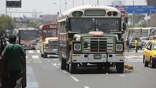 Lima: Más de 3,000 vehículos de transporte público serán chatarreados