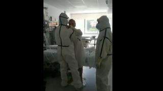 El conmovedor baile de un paciente con COVID-19 que despertó tras permanecer 30 días en cuidados intensivos