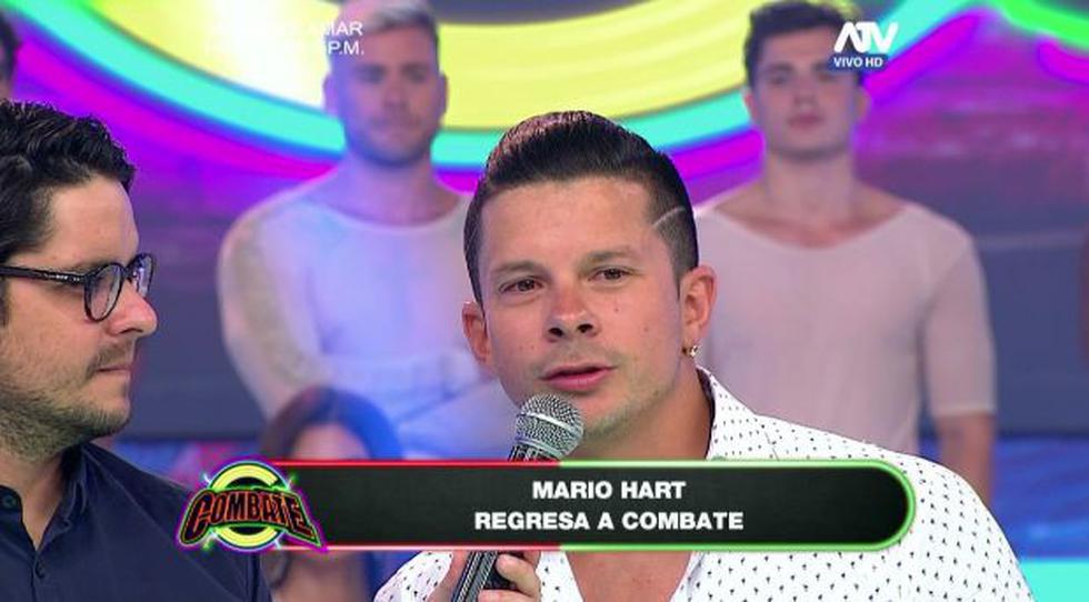 El piloto Mario Hart fue presentado hoy como nuevo jale del reality 'Combate'. (ATV)